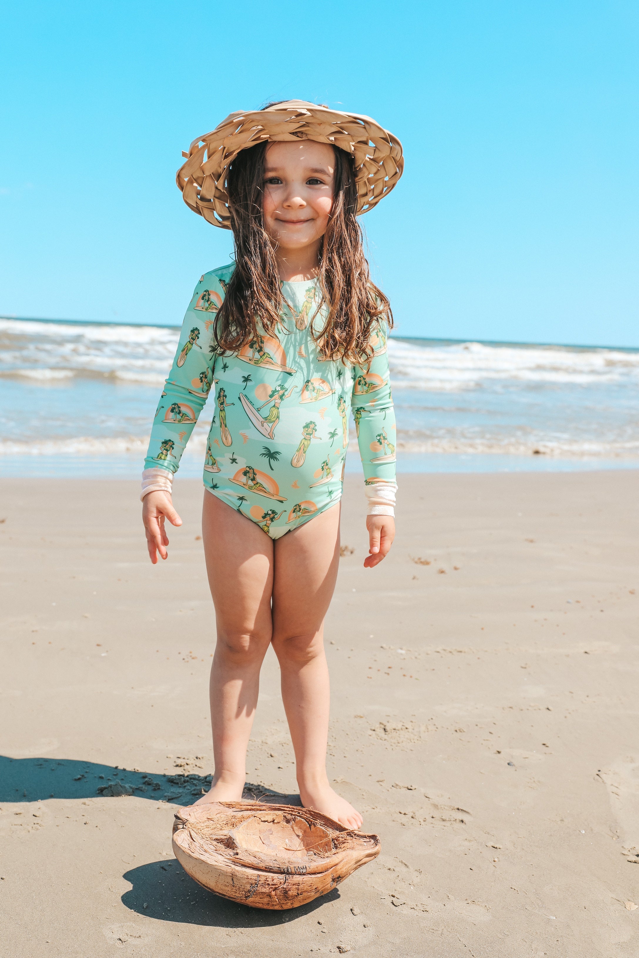 Hula Girl One Piece Long Sleeve – Saint Ida