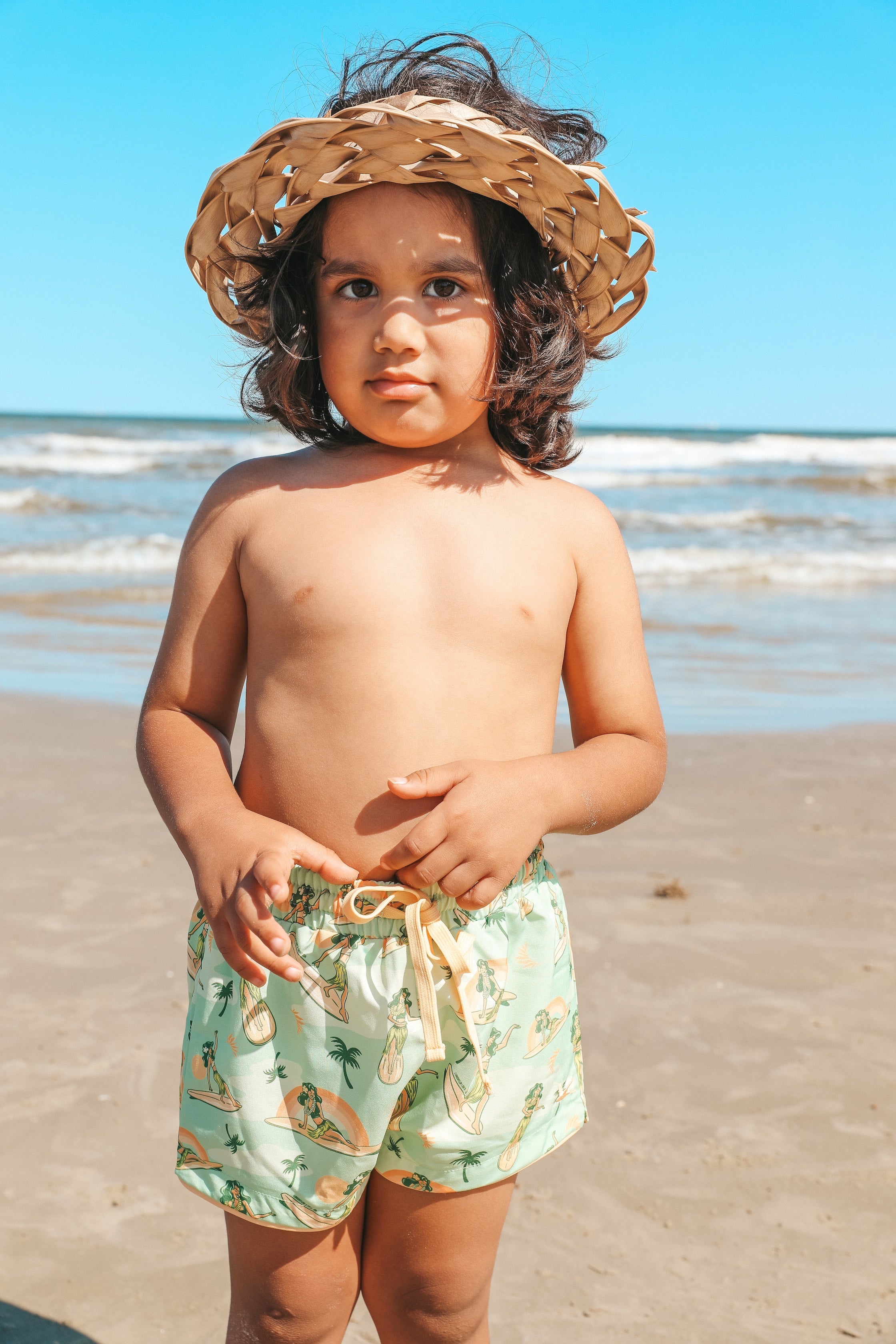 Hula Girl Swim Shorts – Saint Ida