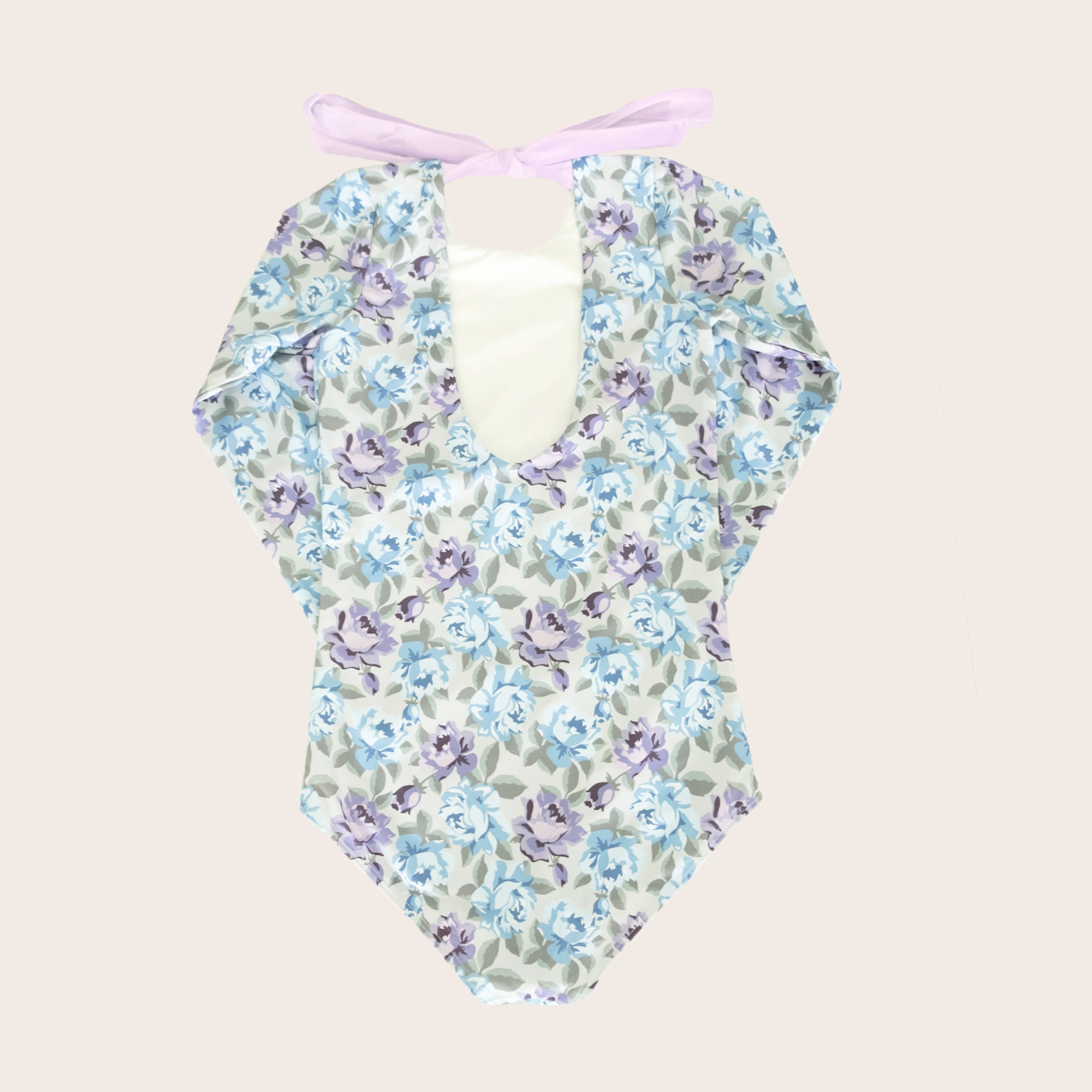 Cape Cod One Piece Long Sleeve - Retro Kids' Swimwear – Saint Ida