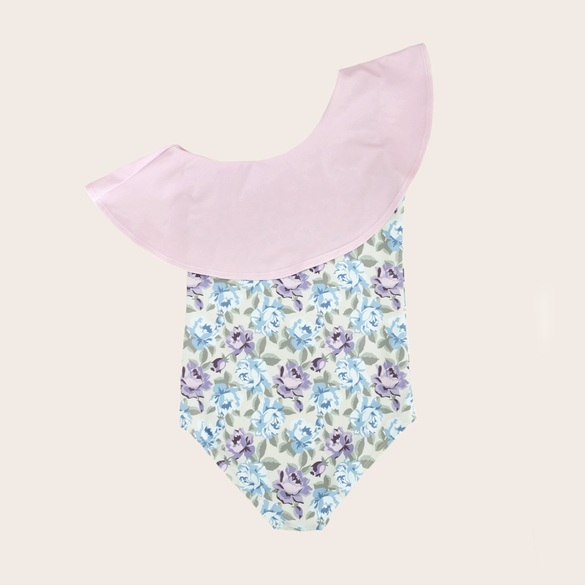 Flounce Cod Cape Cod One Shoulder Ruffle - Retro Kids' Swimwear – Saint Ida
