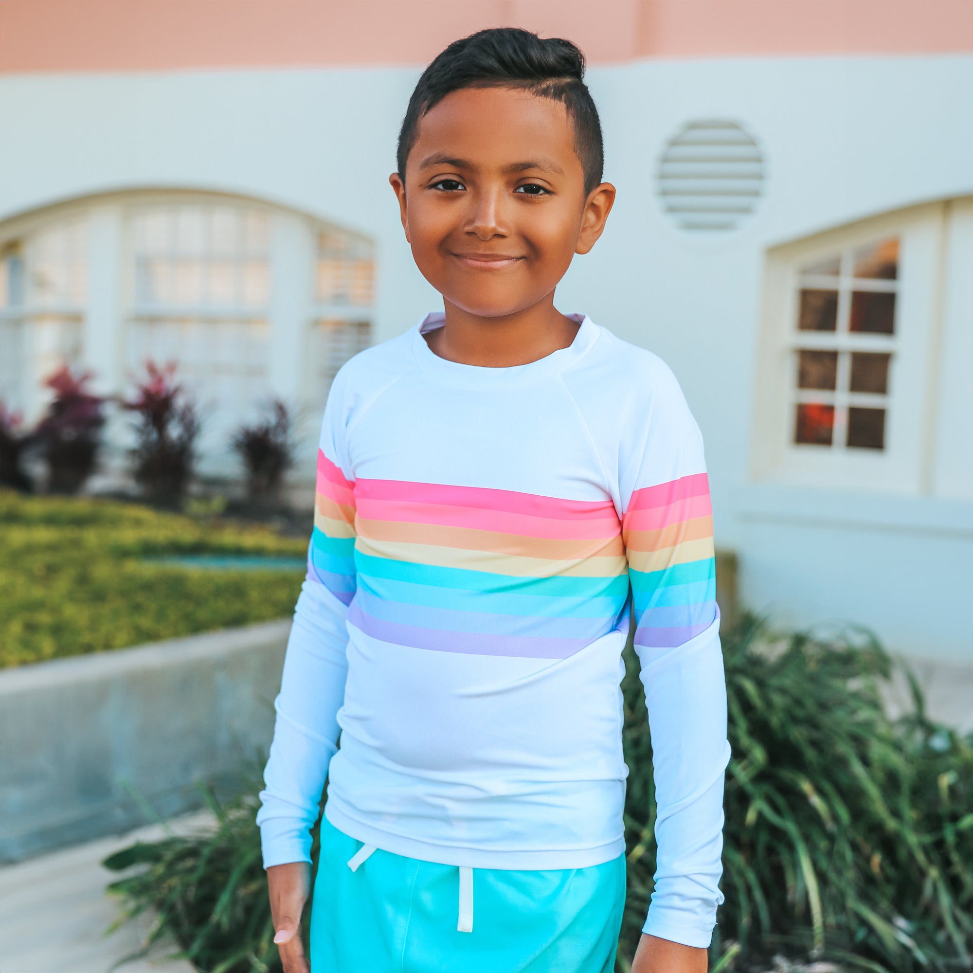 Playa Del Rey Rainbow Rash Guard – Saint Ida