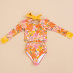 Orange Blossom Two Piece Swim - Restock