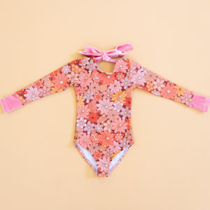 Sedona Floral Long Sleeve Swim