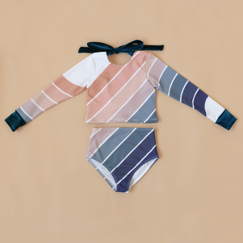 Ocean Tide Two Piece Rash Guard