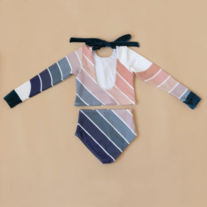 Ocean Tide Two Piece Rash Guard