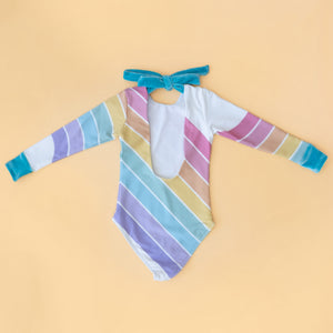 Candy Rainbow Long Sleeve Swim
