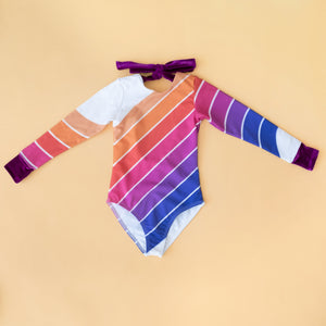 Gold Coast Rainbow Long Sleeve Swim