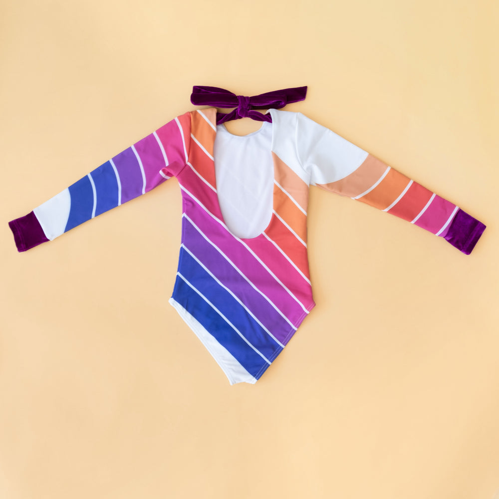 Gold Coast Rainbow Long Sleeve Swim