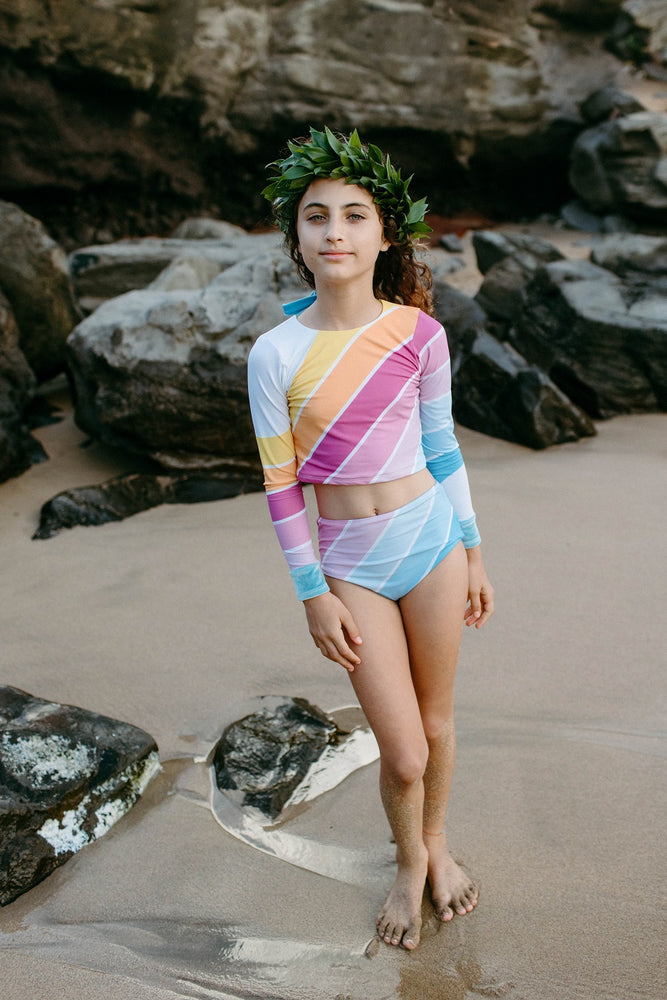 Malibu Rainbow Two Piece Swim