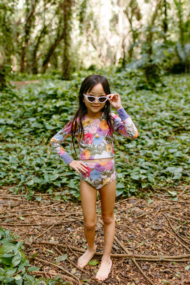 Island Floral Two Piece Swim