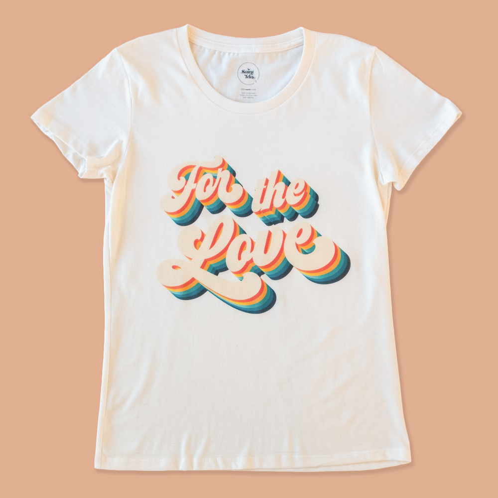 product photo of the women's for the love tee