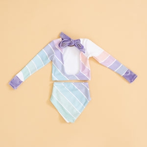 Minty Pastel Two Piece Rash Guard